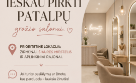 Skelbimas IEŠKAU PIRKTI PATALPŲ GROŽIO SALONUI